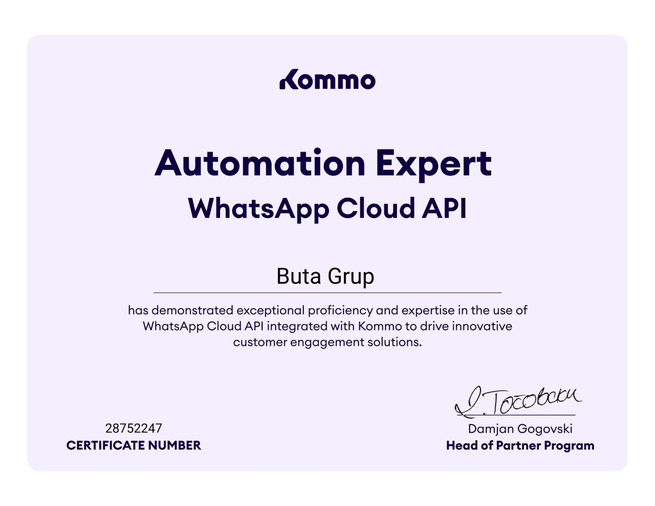 WhatsApp Cloud API